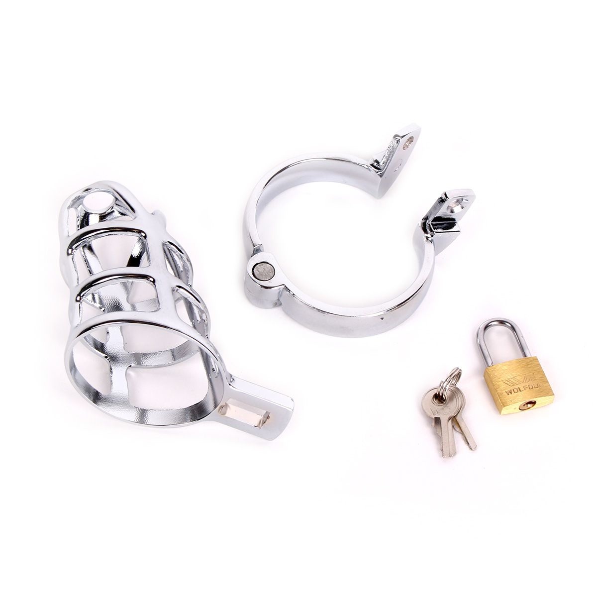 Chastity Cage Stainless Steel | Strong Penis Chastity Cage with Lock