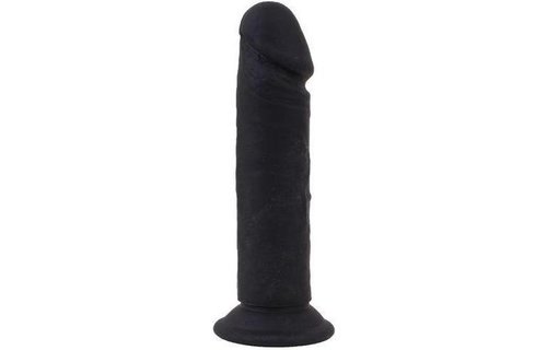 Silikon Dildo 20 x 4.5 - Schwarz