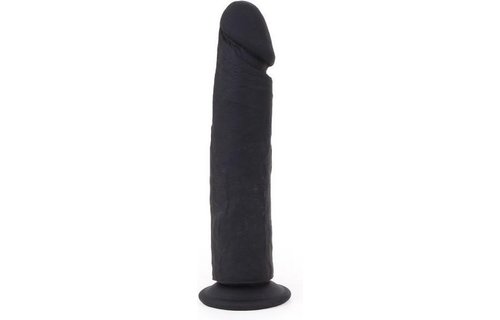 Silikon Dildo 23,5 x 5 - Schwarz