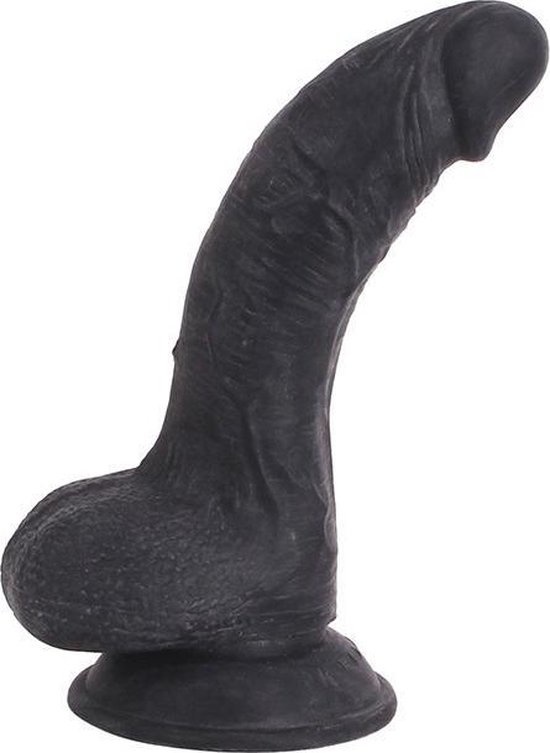 Dildo 16 x 4 - Zwart