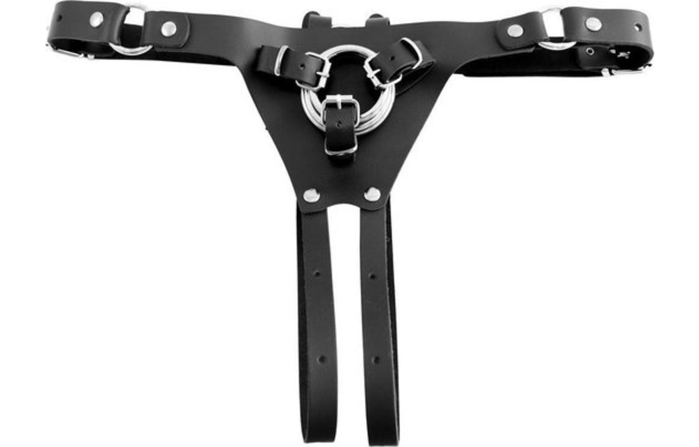 Kiotos COX Strap-On Harnas 100 cm | Open Design & Echt Leer
