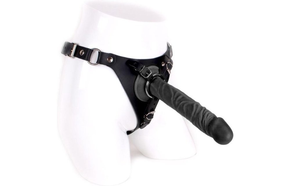 Kiotos COX Strap-On + Dildo 23 cm | Leather Harness Europe