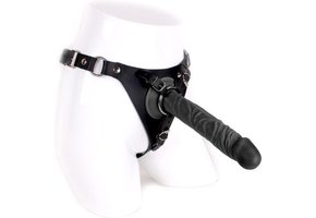 Kiotos COX Strap-On + Dildo 23 cm | Lederharnisch Europa