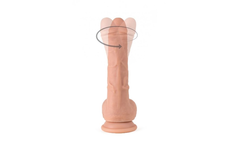 Luxe Vibrator R09 Roterend met ballen (19 cm)