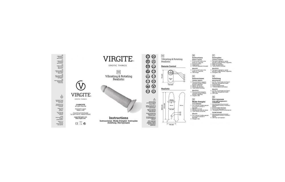 Luxury R8 Vibrator 21 cm | Flexible, Rotating & USB Rechargeable