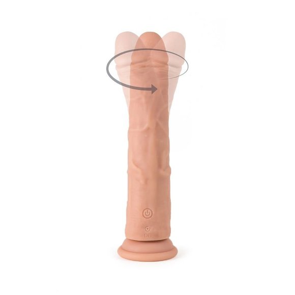 Luxe Vibrator R7 Roterend 19 cm – USB, Afstandsbediening & Zuignap
