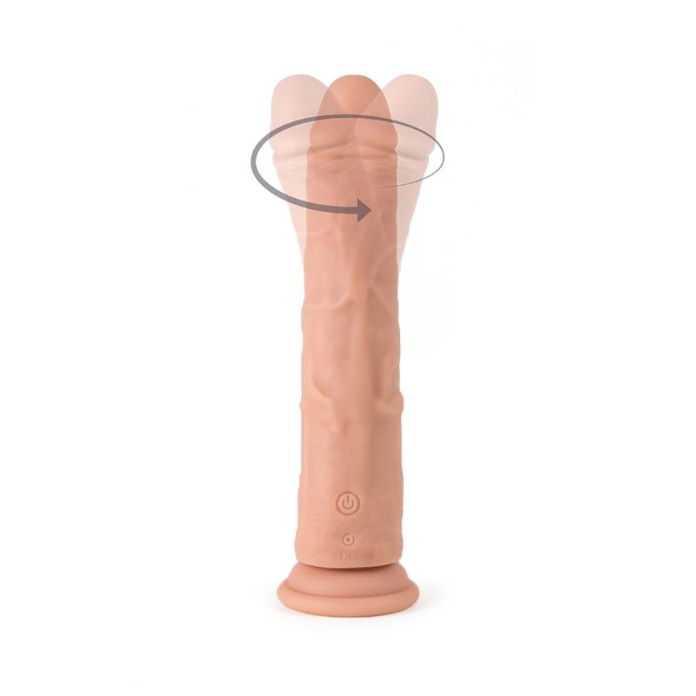 Luxe Vibrator R7 Roterend 19 cm – USB, Afstandsbediening & Zuignap
