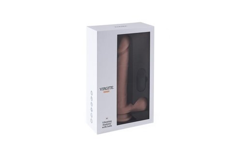 Luxus Vibrator R6 mit Hodensack (24.5 cm)