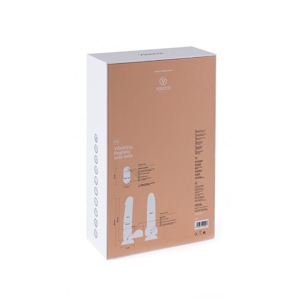 Luxury Vibrator R6 with balls (24.5 cm)