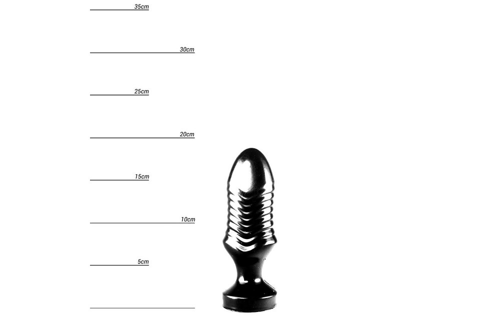 Rugops Butt Plug 18 cm | Ribbed, Safe & Beginner-Friendly