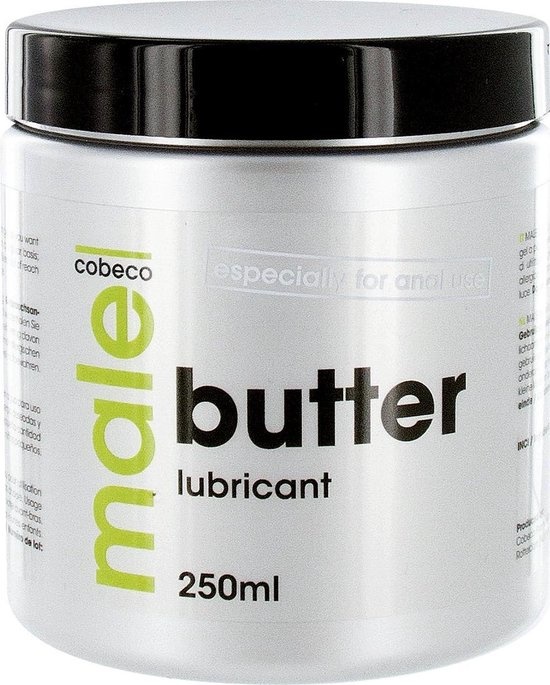 Male Butter Glijmiddel 250 ml – Langdurig, Condoomveilig, Neutraal