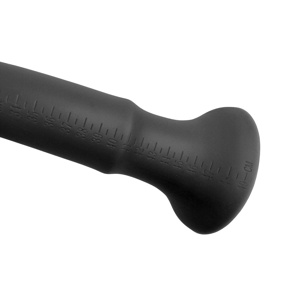 Silikon Anal Dildo XXXL Schwarz 50 x 5.6