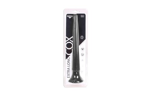 Silicone Anal Dildo XL Black 30 x 3