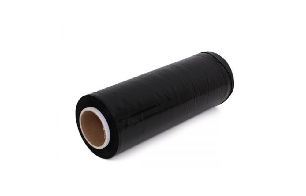 Plastic Pleasure Wrap Large Black