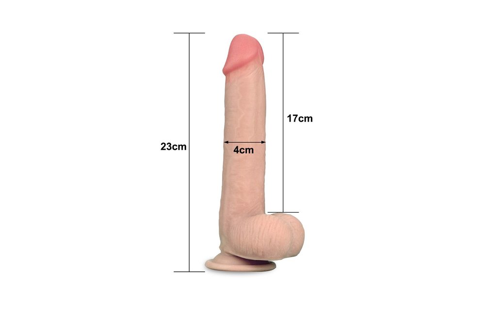 Sliding Skin Dildo 23 cm – Realistisch, biegsam und weich