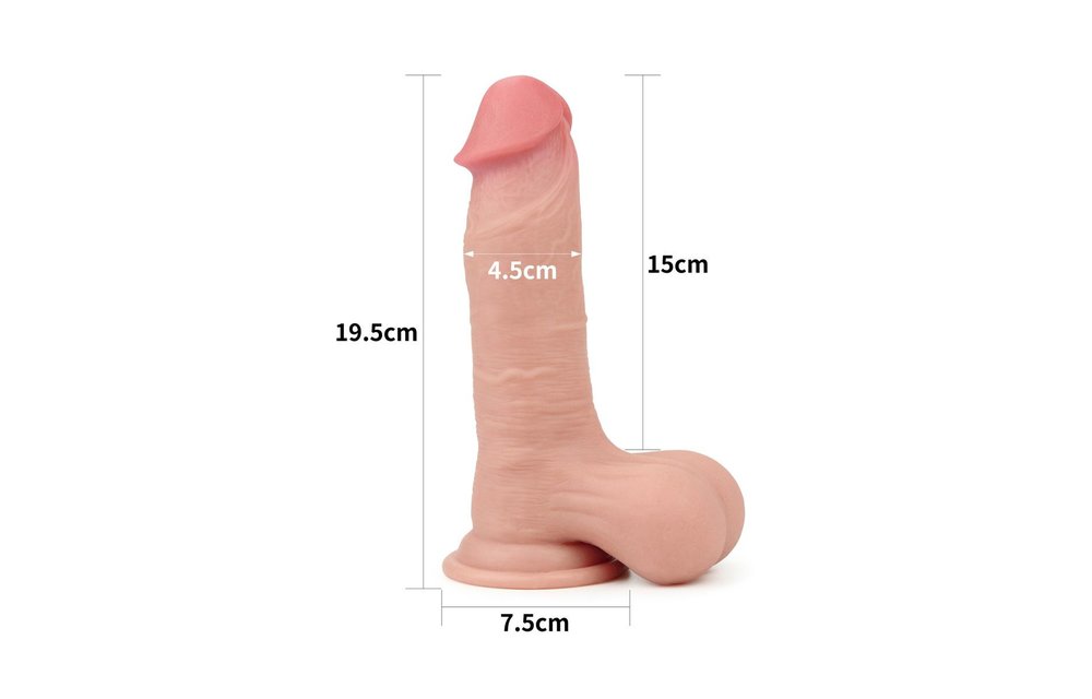 Sliding Skin Dildo 23 cm | Realistic, Flexible & Soft