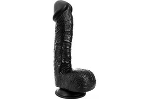 King-Size Dildo - Raptor Zwart 27 x 5.5 cm