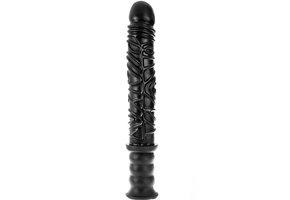 King-Size-Dildo Damocles Schwarz 42,5 cm – Realistisch & Groß