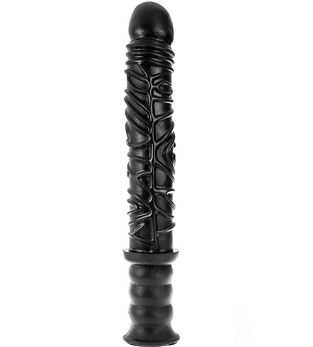King-Size Dildo - Damocles Black 42.5 x 4.5 cm