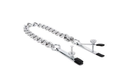 Nippelklemmen mit schwerer Kette – Verstellbar und bequem
