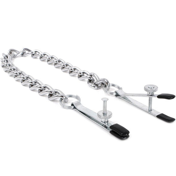 Nippelklemmen mit schwerer Kette – Verstellbar und bequem