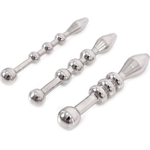 Urethral Trainer Kit - Penis Plug Set 6-10 mm for Beginners