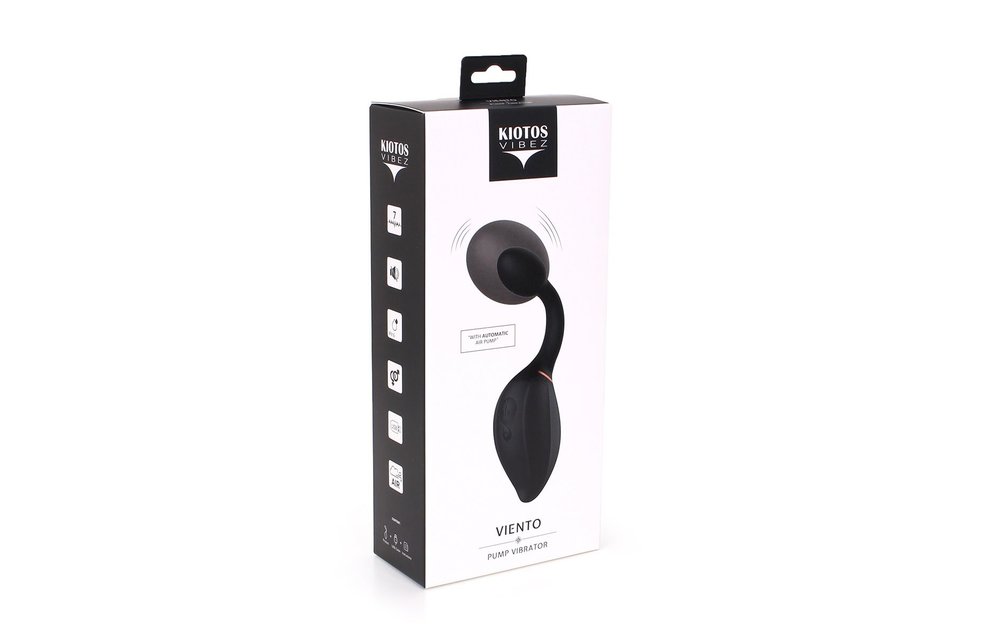 Vibez Viento Anale Vibrator Met Pomp – Veilig & Oplaadbaar