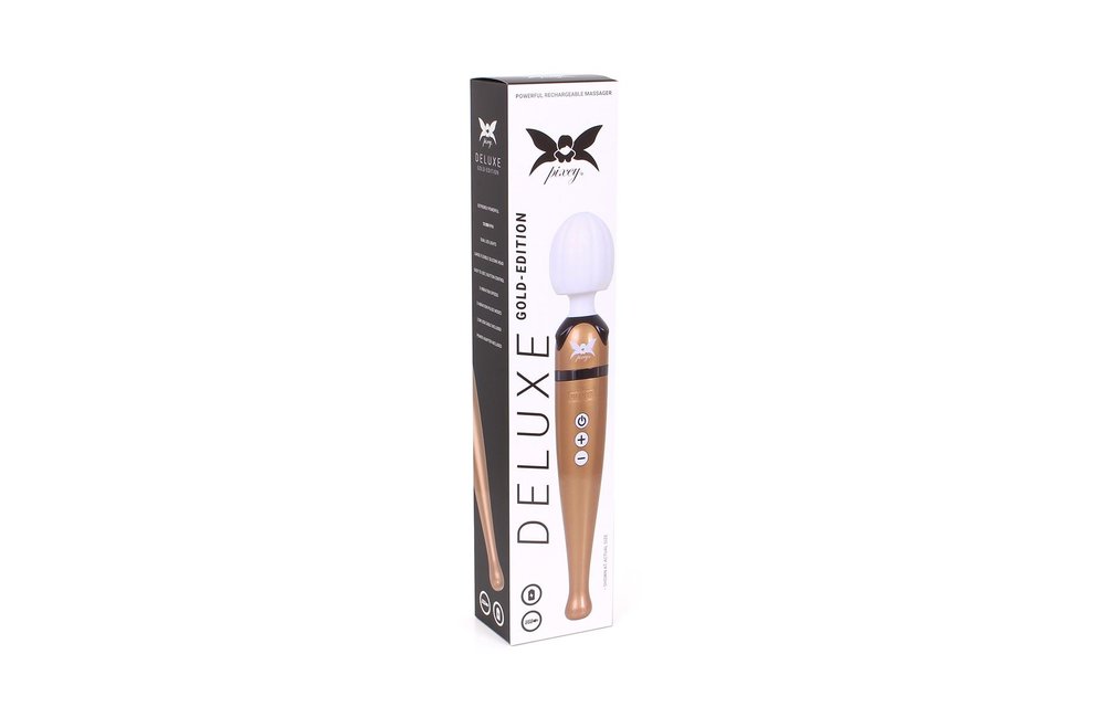Pixey Deluxe Gold Edition - Krachtige Draadloze Wand Vibrator