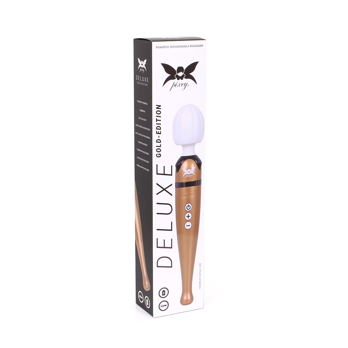 Deluxe Gold Edition - Draadloze Wand Vibrator