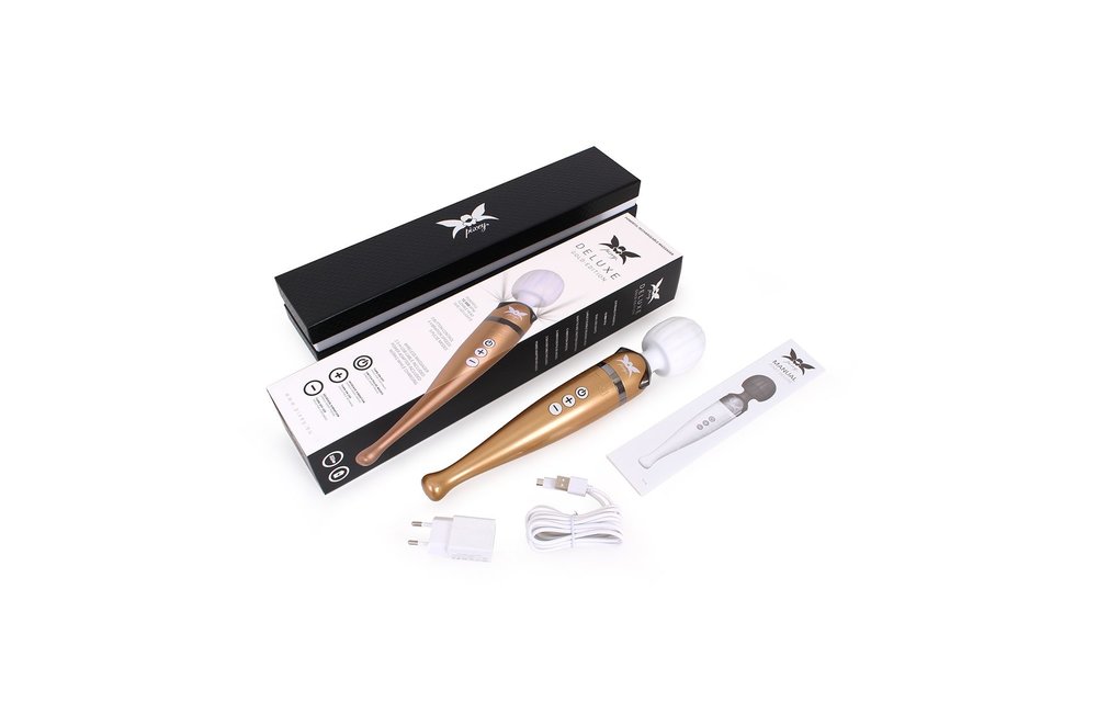 Pixey Deluxe Gold Edition – Leistungsstarker kabelloser Stabvibrator