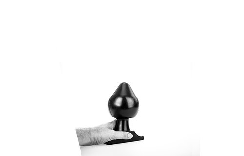 Buttplug 18 cm – Schwarz, Rot, Blau, Ø 9,3 cm, geschmeidig