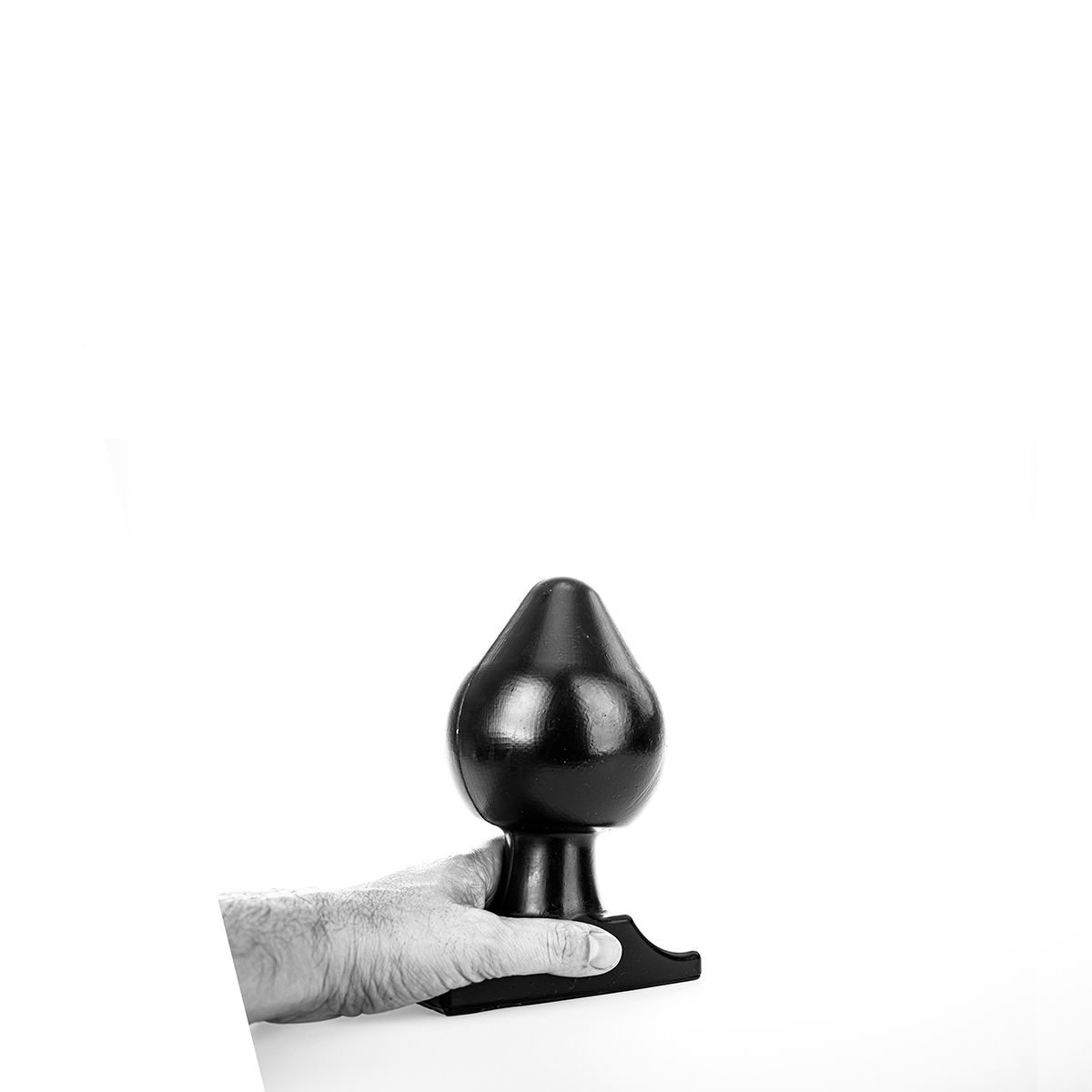 Buttplug 18 cm – Schwarz, Rot, Blau, Ø 9,3 cm, geschmeidig