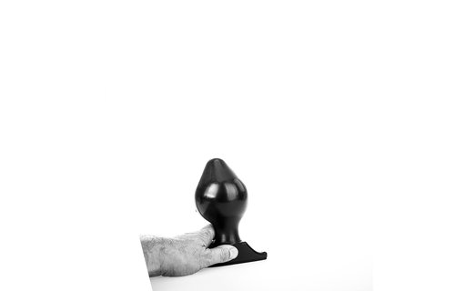 Butt plug 17 cm – Soft, Black, Red & Blue, Ø 8.8 cm