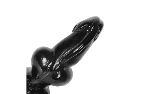 Bronto Dildo 18 cm | Flexibel, gerippt und mit Saugnapf