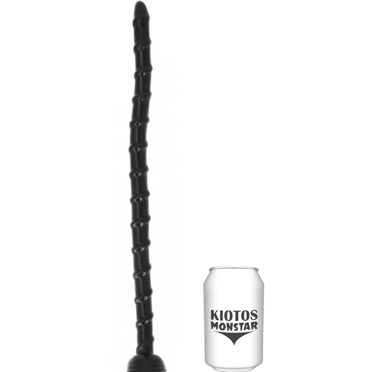 Snakespeare Dildo 46,5 cm – Flexibel met Zuignap & Spiraal