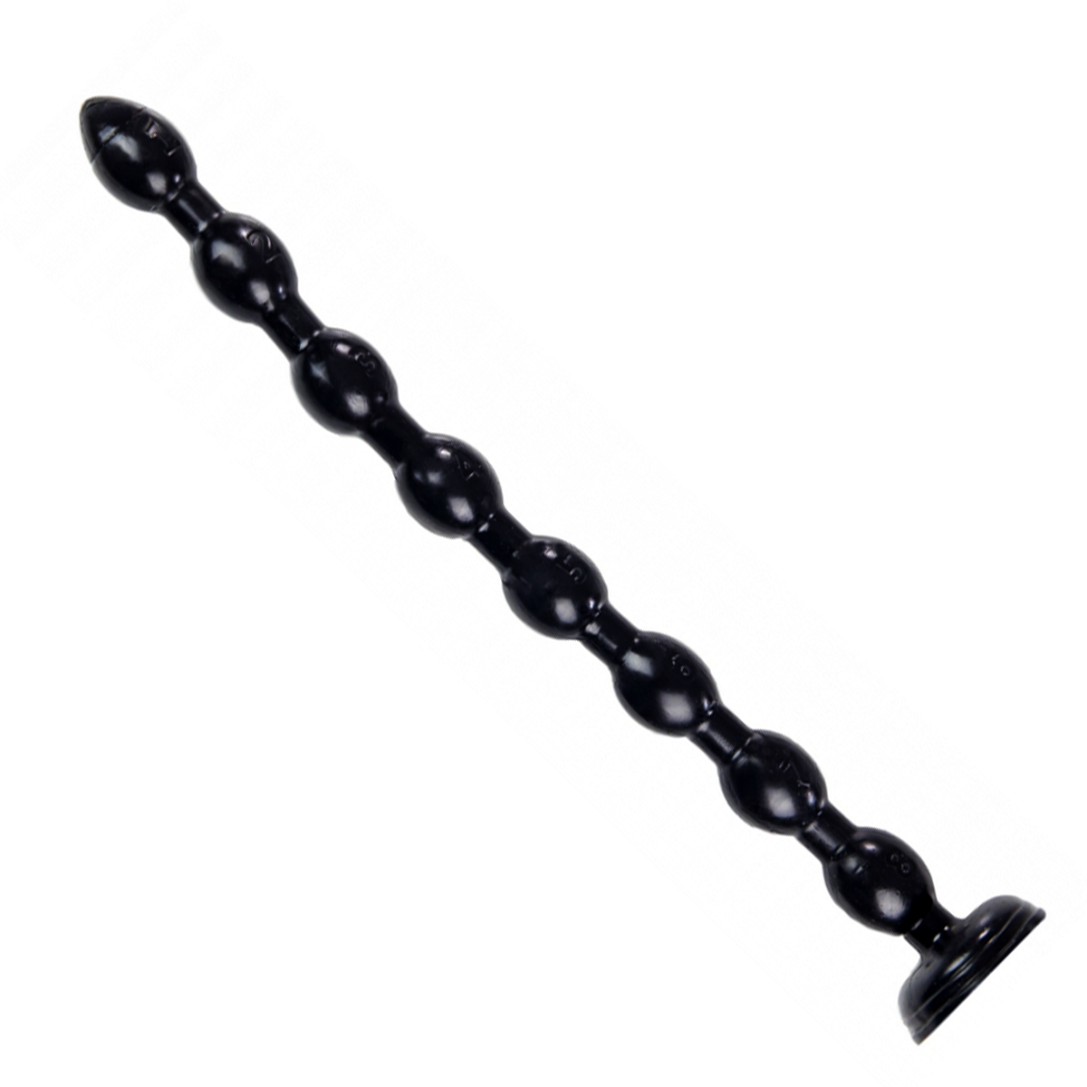 Mamba Beads Dildo 48 cm - Flexibel, Zuignap & Smooth Vinyl