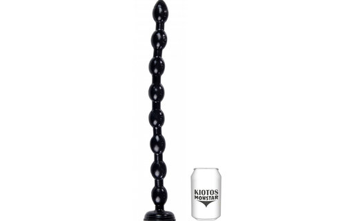 Mamba Beads Dildo 48 cm - Flexibel, Zuignap & Smooth Vinyl