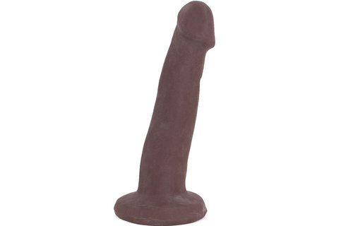 Dildo Met Zuignap Bruin 18,5 cm - Realistisch & Flexibel