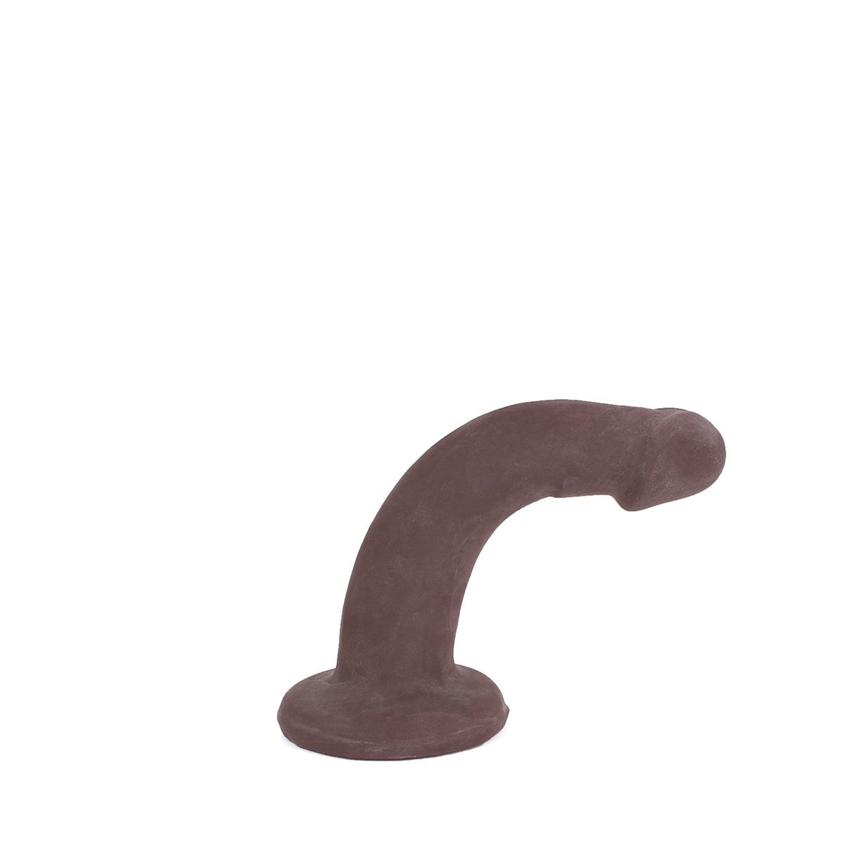 Dildo With Suction Cup Brown 18.5 x 3.8