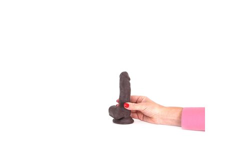 Dildo Met Zuignap Bruin 15 x 3