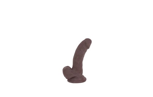 Dildo Met Zuignap Bruin 15 x 3