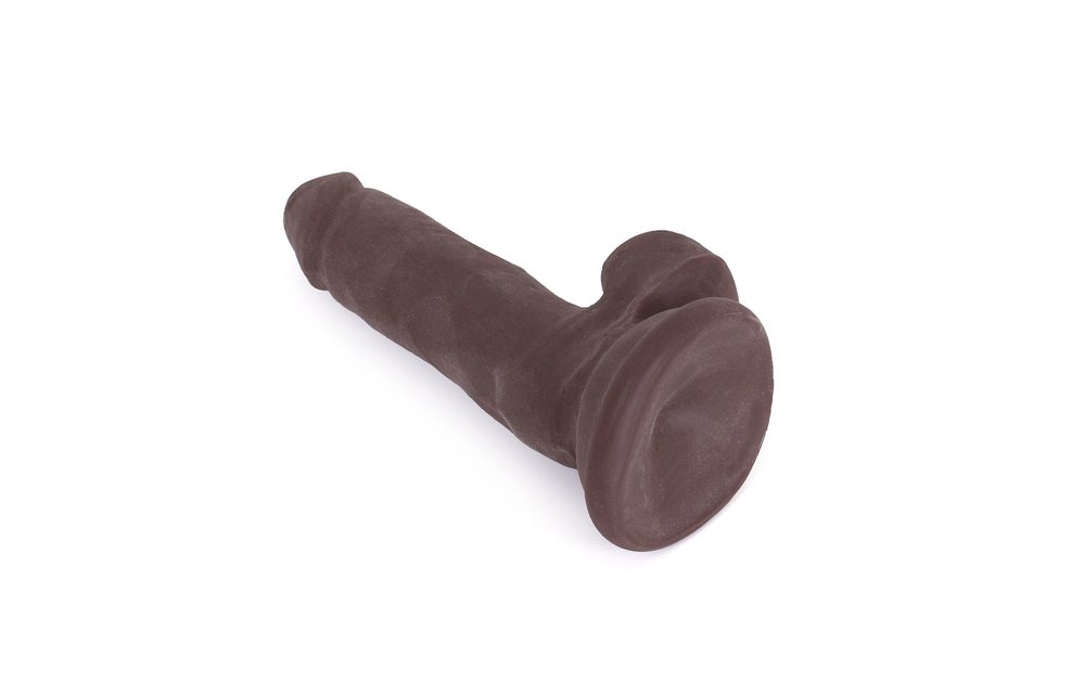 Dildo Met Zuignap Bruin 15 x 3