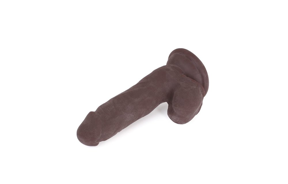 Dildo mit Saugnapf Braun 15 x 3