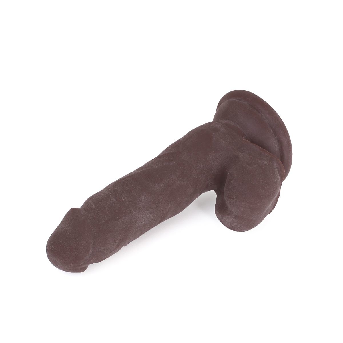 Dildo mit Saugnapf Braun 15 x 3