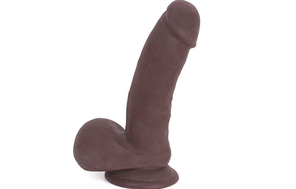 Dildo mit Saugnapf Braun 19 x 4