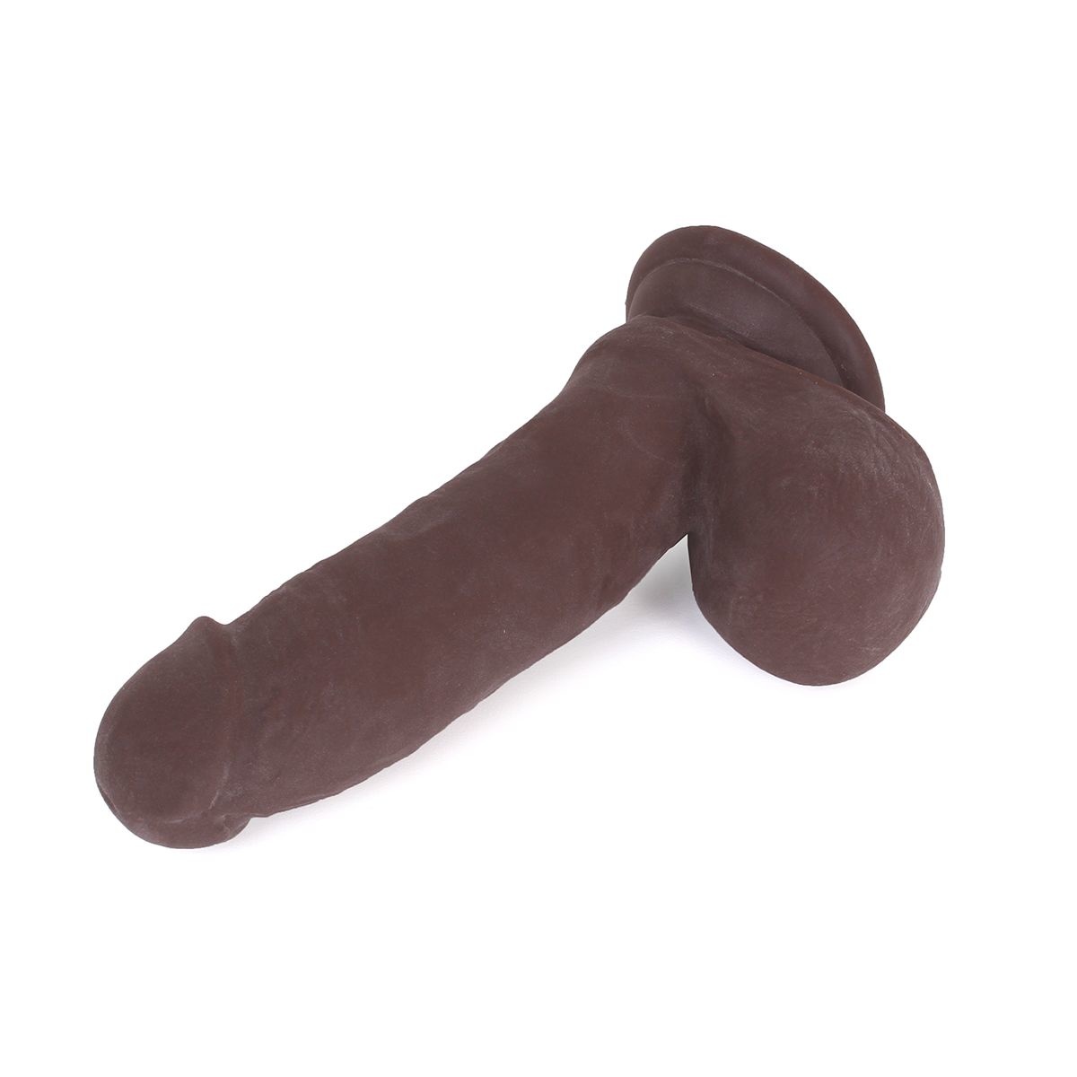 Dildo mit Saugnapf Braun 19 x 4