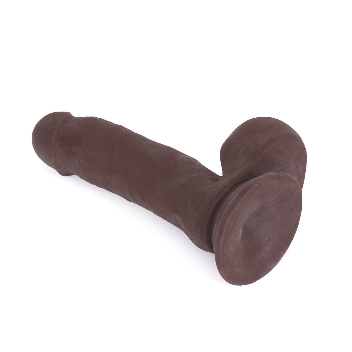 Dildo mit Saugnapf Braun 19 x 4