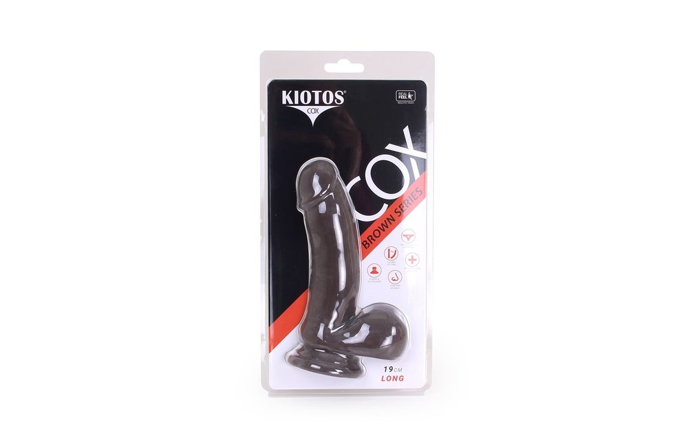 Dildo Met Zuignap Bruin 19 cm | Realistisch & Veilig TPE