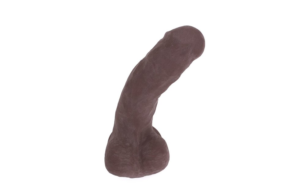 Dildo Met Zuignap Bruin 18cm | Realistisch & Flexibel TPE