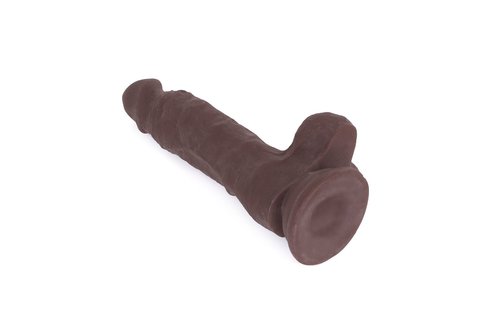Dildo Met Zuignap Bruin 18.5 x 3.8